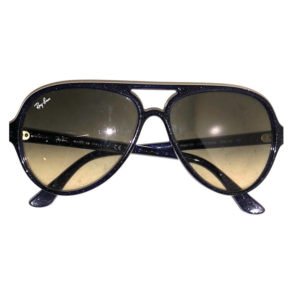 Purple Glitter Ray Ban Cats
